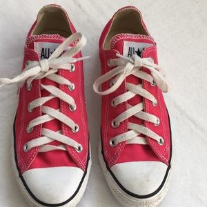 Converse all star pink size 6